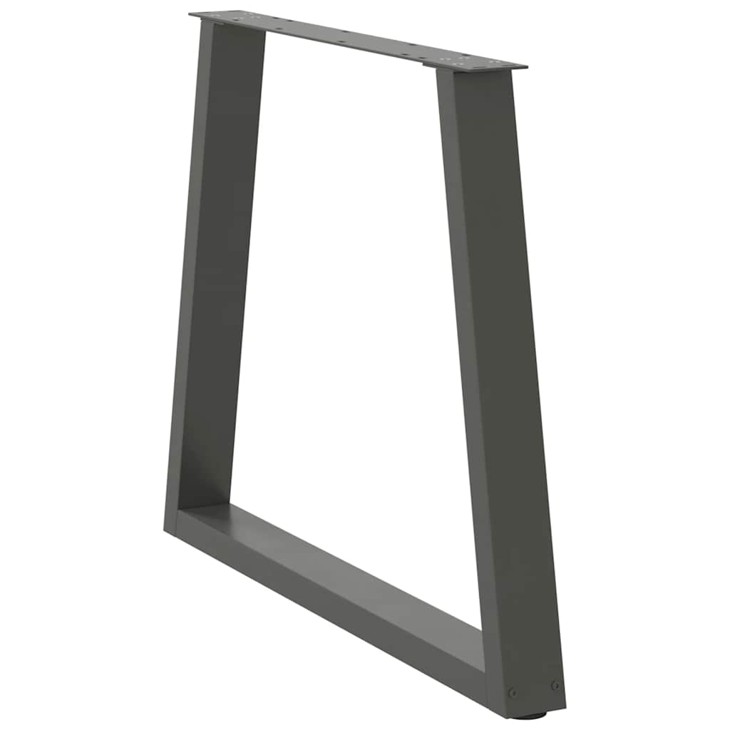 Eettafelpoten 3 st V-vormig 70x(72-73,3) cm staal antraciet is nu te koop bij PeponiXL, paradijselijk wonen!