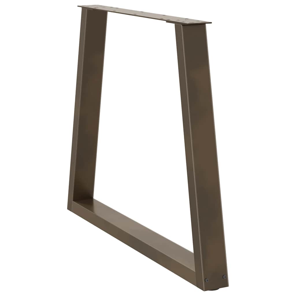 Eettafelpoten 3 st V-vormig 70x(72-73,3) cm staal naturel is nu te koop bij PeponiXL, paradijselijk wonen!