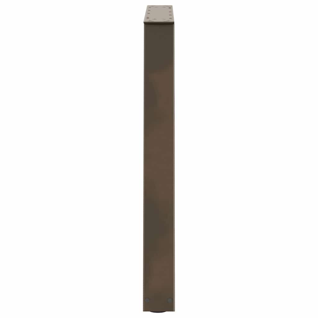 Eettafelpoten 3 st V-vormig 70x(72-73,3) cm staal naturel is nu te koop bij PeponiXL, paradijselijk wonen!