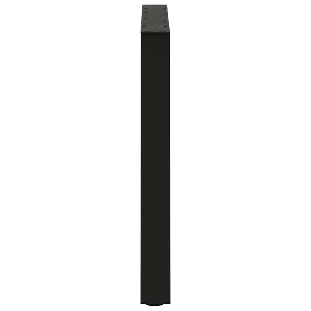 Eettafelpoten 3 st V-vormig 80x(72-73,3) cm staal zwart is nu te koop bij PeponiXL, paradijselijk wonen!
