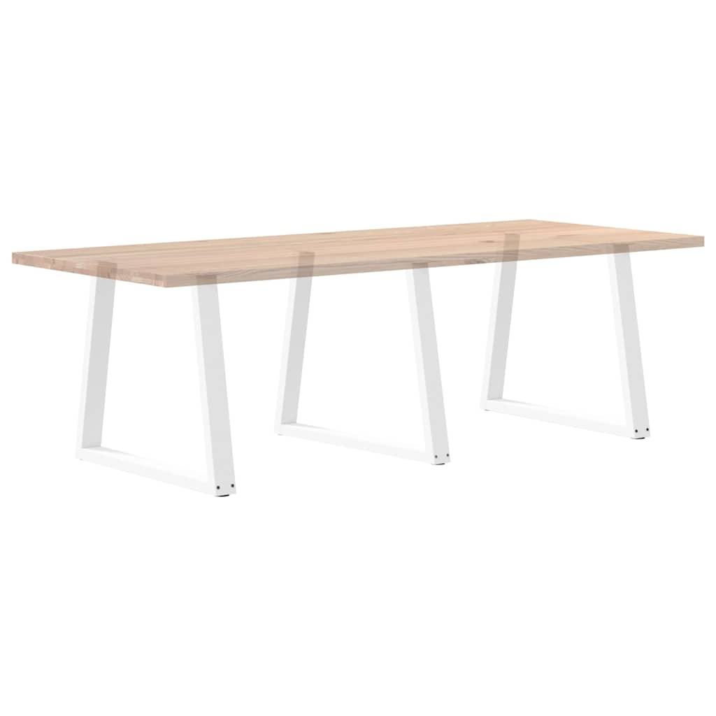Eettafelpoten 3 st V-vormig 80x(72-73,3) cm staal wit is nu te koop bij PeponiXL, paradijselijk wonen!