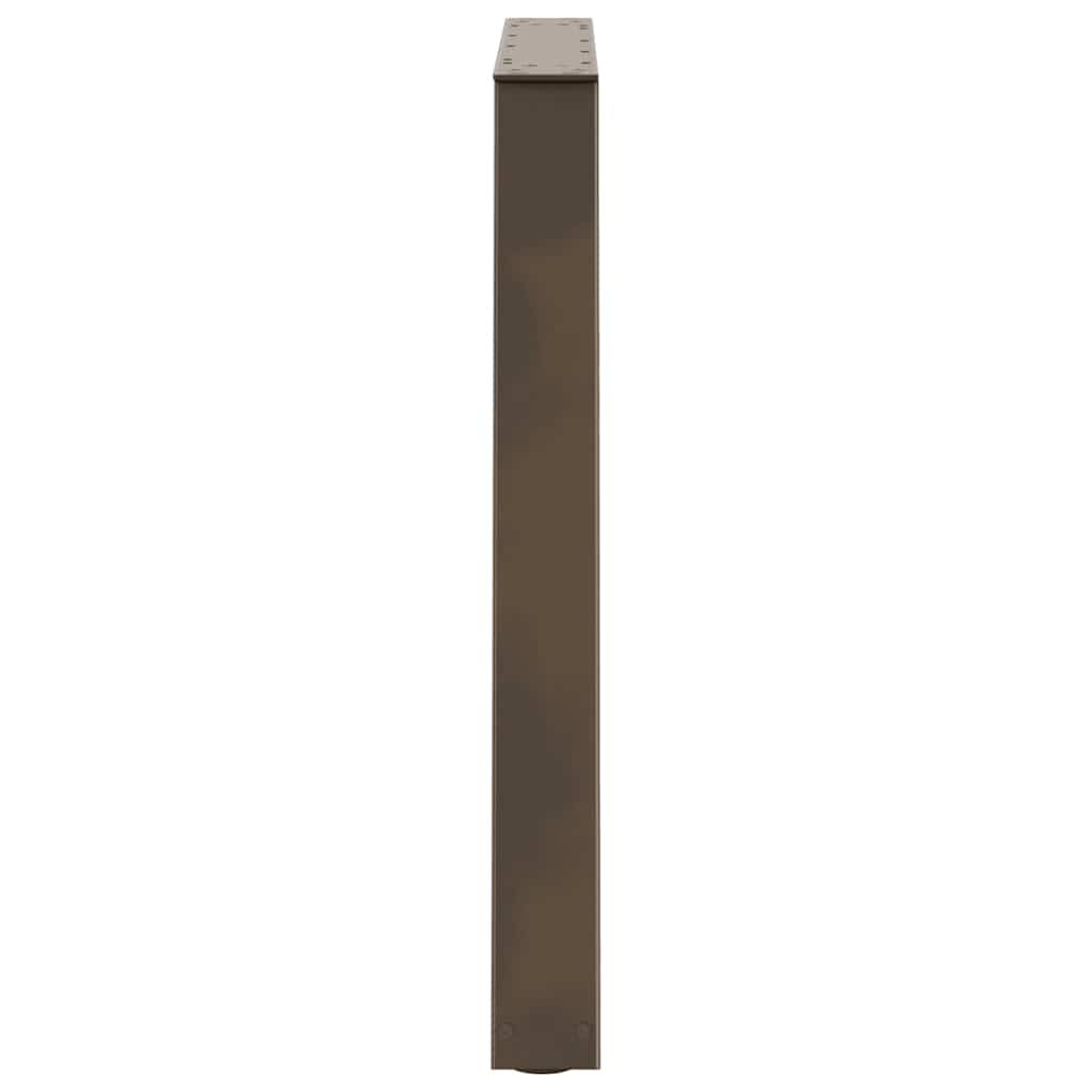 Eettafelpoten 3 st V-vormig 80x(72-73,3) cm staal naturel is nu te koop bij PeponiXL, paradijselijk wonen!