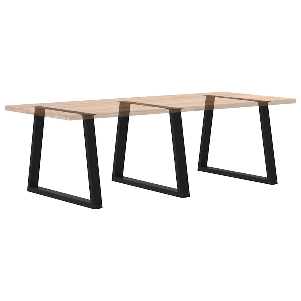 Eettafelpoten 3 st V-vormig 90x(72-73,3) cm staal zwart is nu te koop bij PeponiXL, paradijselijk wonen!