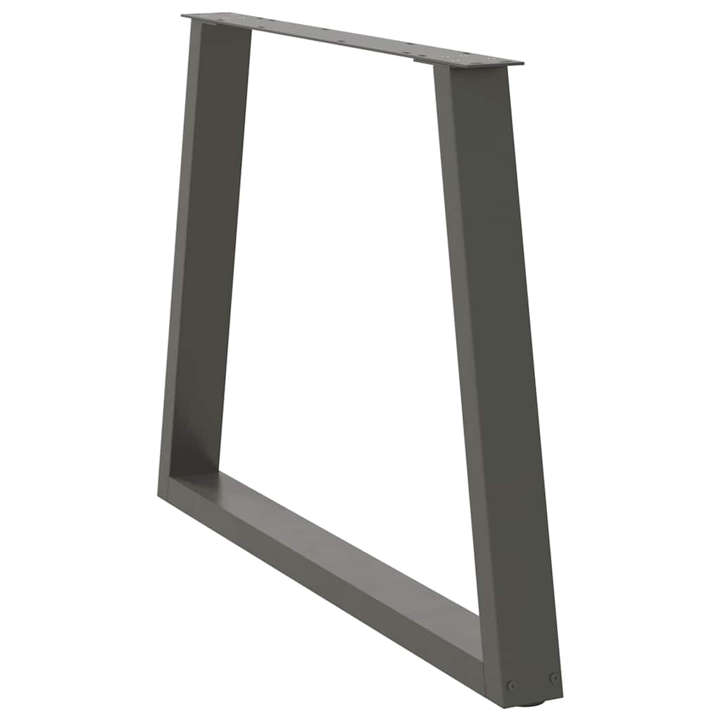 Eettafelpoten 3 st V-vormig 100x(72-73,3) cm staal antraciet is nu te koop bij PeponiXL, paradijselijk wonen!