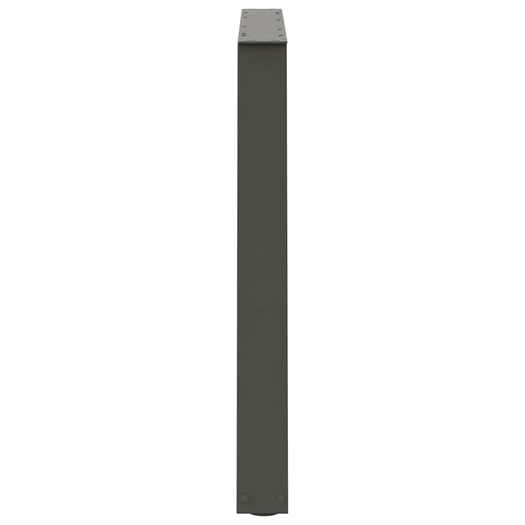 Eettafelpoten 3 st V-vormig 100x(72-73,3) cm staal antraciet is nu te koop bij PeponiXL, paradijselijk wonen!