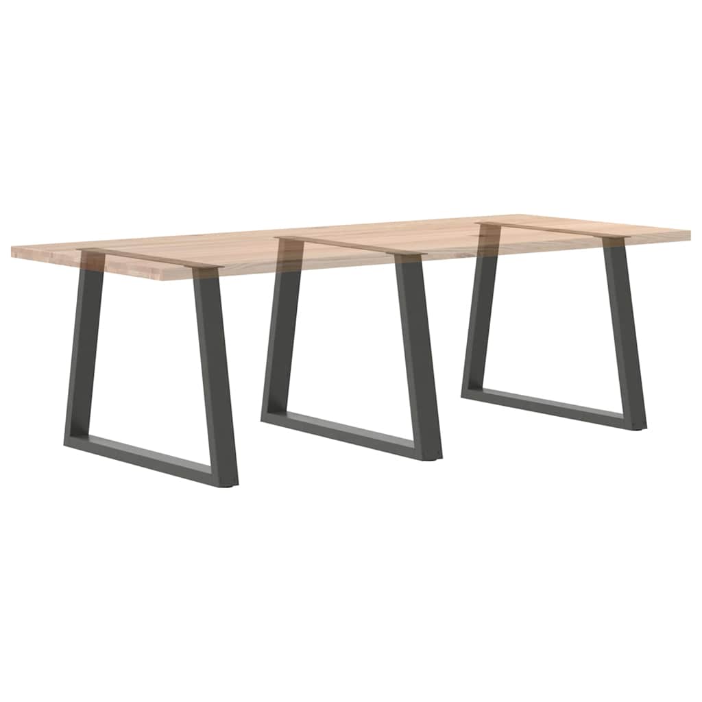 Eettafelpoten 3 st V-vormig 100x(72-73,3) cm staal antraciet is nu te koop bij PeponiXL, paradijselijk wonen!