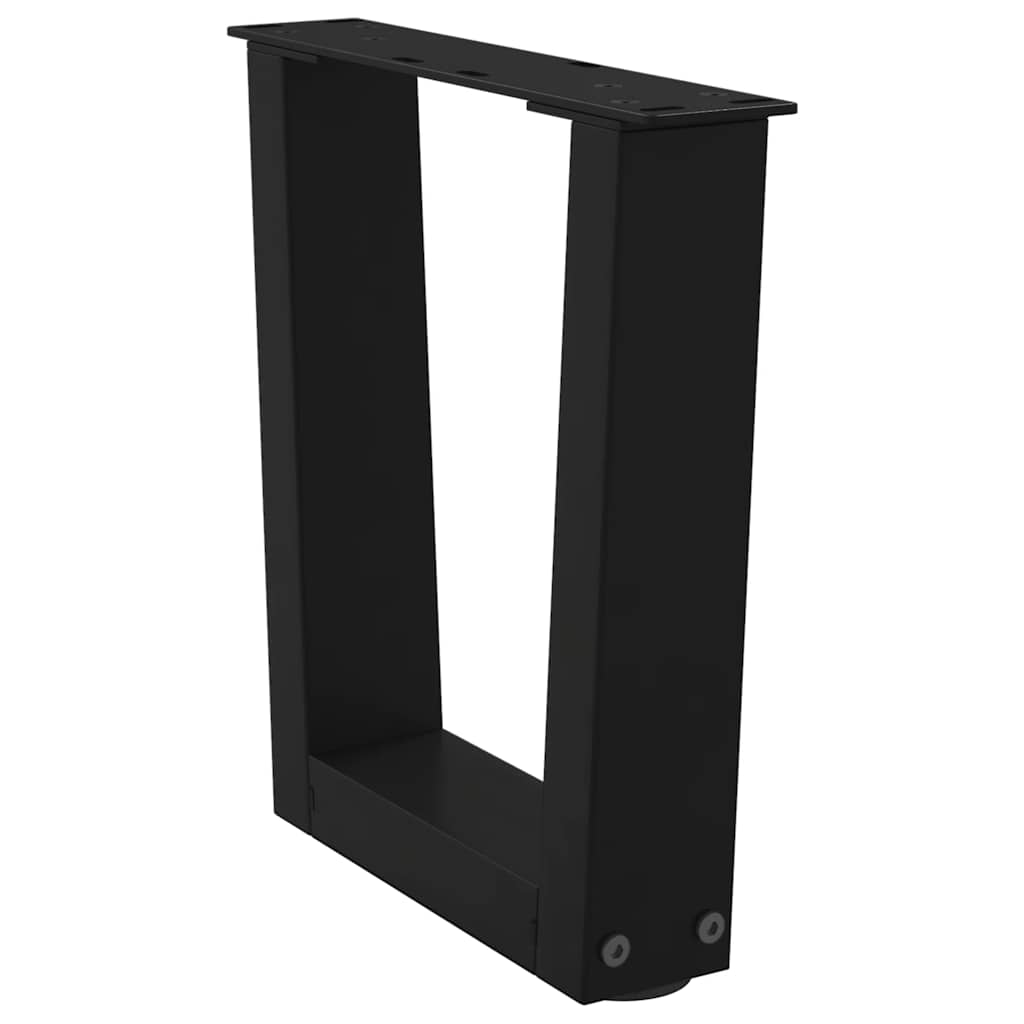 Salontafelpoten 2 st V-vormig 30x(30-31,3) cm staal zwart is nu te koop bij PeponiXL, paradijselijk wonen!