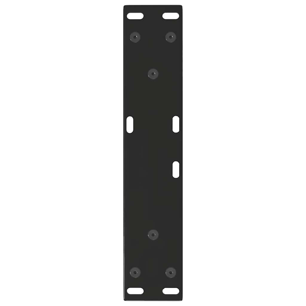 Salontafelpoten 2 st V-vormig 30x(30-31,3) cm staal zwart is nu te koop bij PeponiXL, paradijselijk wonen!