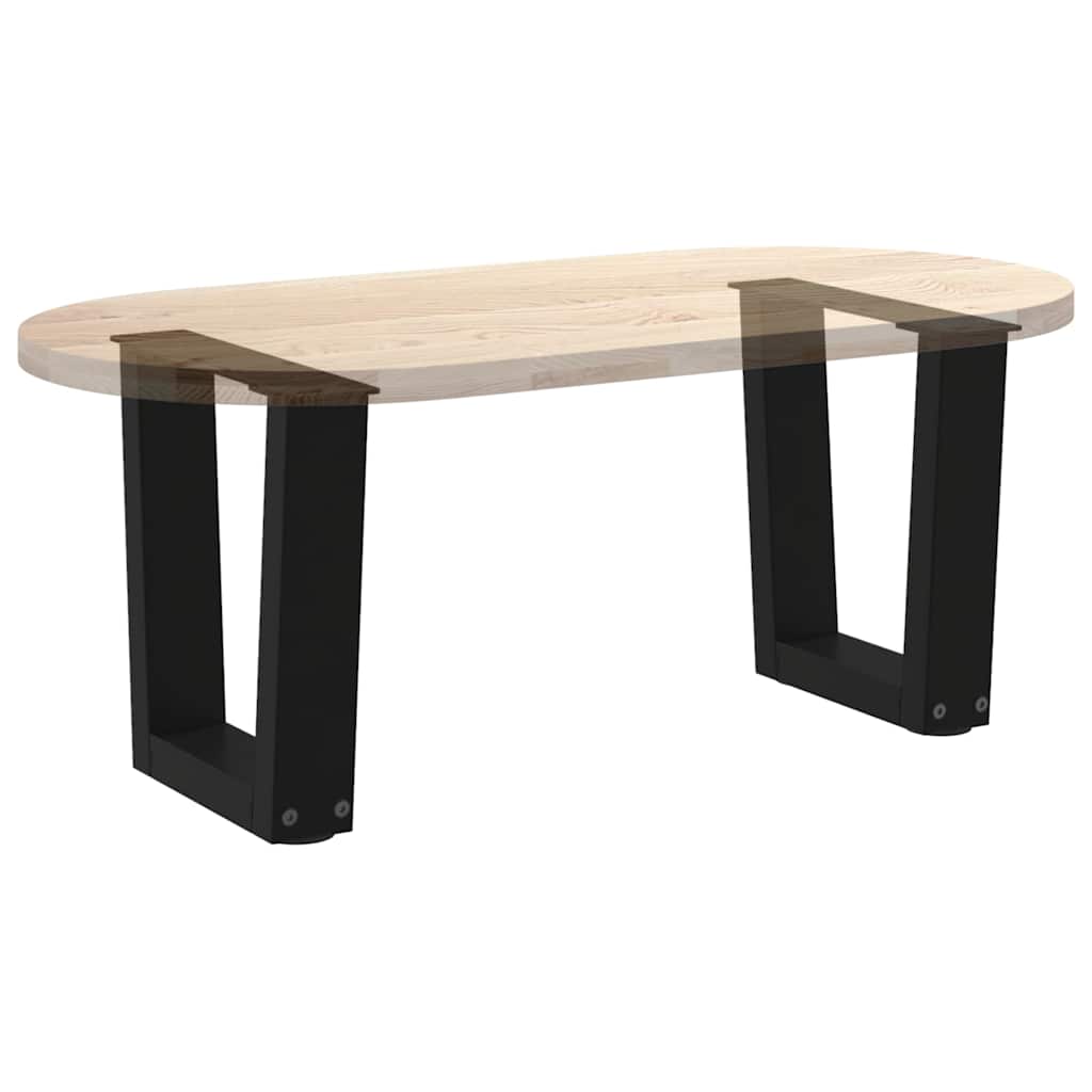 Salontafelpoten 2 st V-vormig 30x(30-31,3) cm staal zwart is nu te koop bij PeponiXL, paradijselijk wonen!