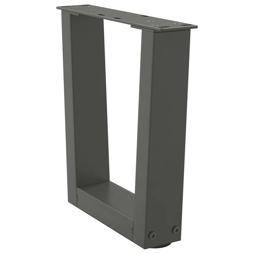 Salontafelpoten 2 st V-vormig 30x(30-31,3) cm staal antraciet is nu te koop bij PeponiXL, paradijselijk wonen!