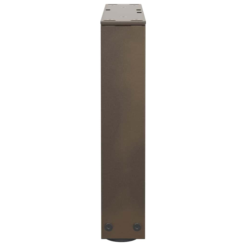 Salontafelpoten 2 st V-vormig 30x(30-31,3) cm staal naturel is nu te koop bij PeponiXL, paradijselijk wonen!
