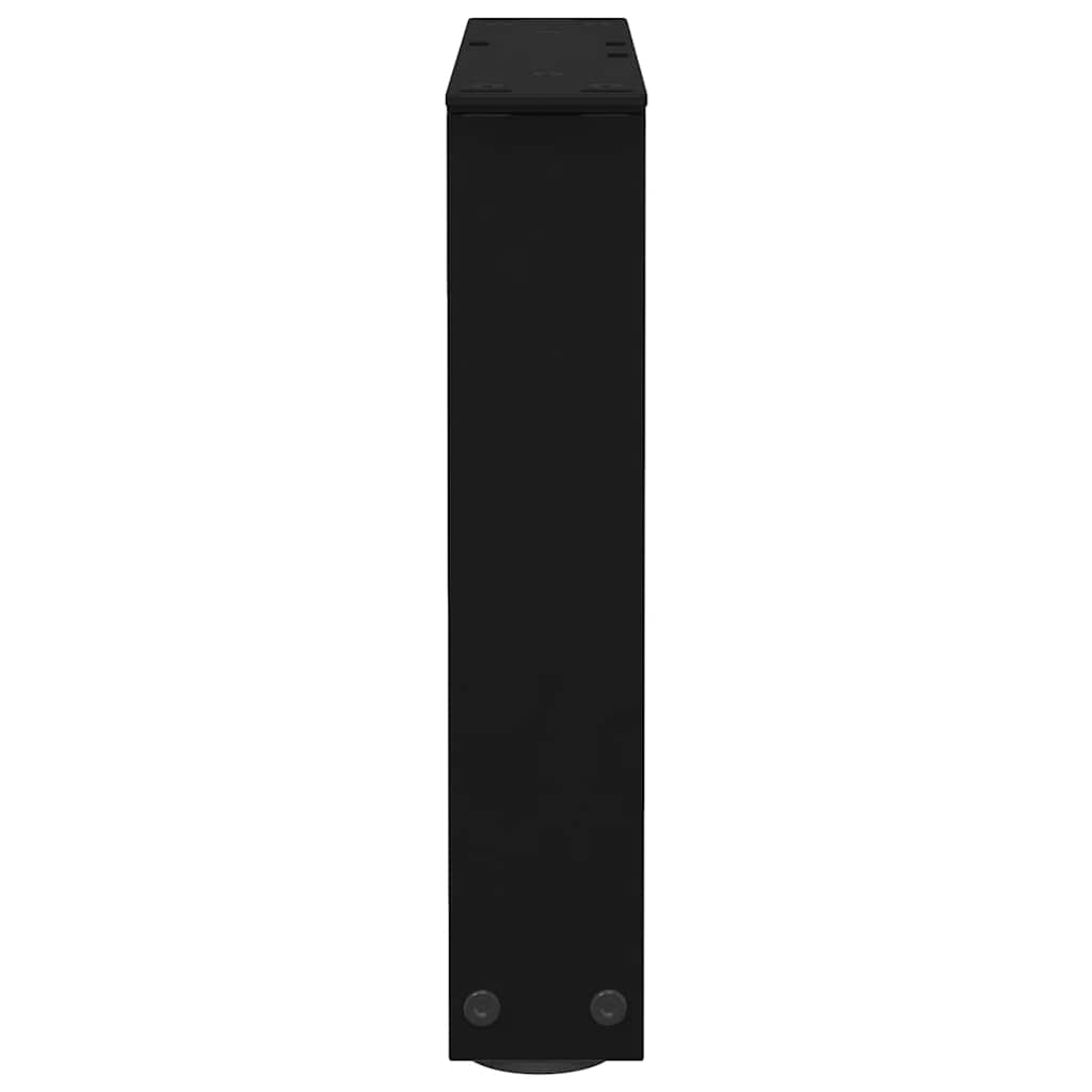 Salontafelpoten 2 st V-vormig 40x(30-31,3) cm staal zwart is nu te koop bij PeponiXL, paradijselijk wonen!