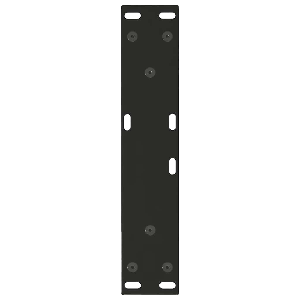 Salontafelpoten 2 st V-vormig 40x(30-31,3) cm staal zwart is nu te koop bij PeponiXL, paradijselijk wonen!