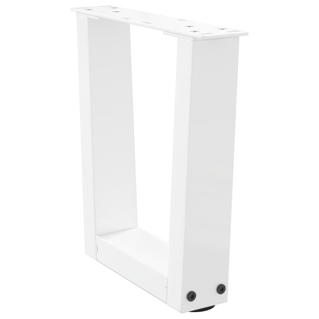 Salontafelpoten 2 st V-vormig 40x(30-31,3) cm staal wit is nu te koop bij PeponiXL, paradijselijk wonen!