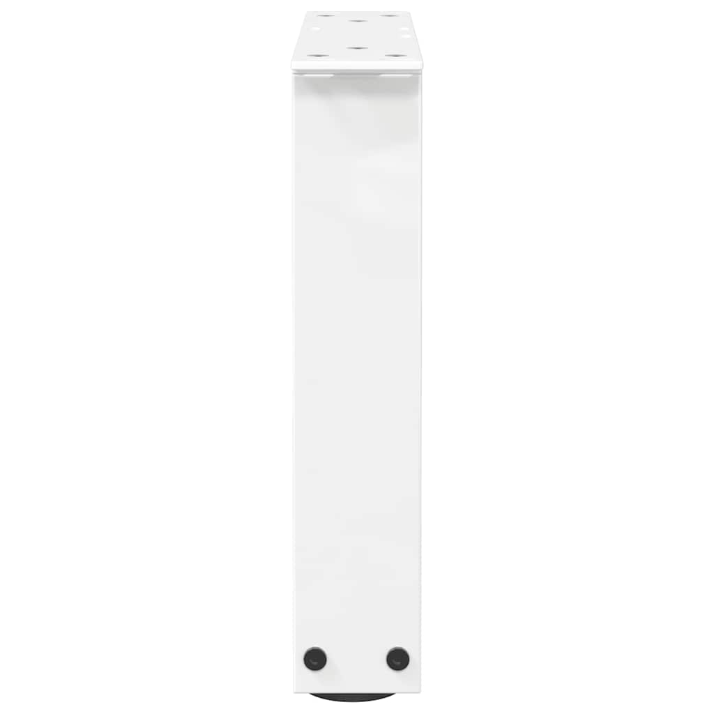 Salontafelpoten 2 st V-vormig 40x(30-31,3) cm staal wit is nu te koop bij PeponiXL, paradijselijk wonen!