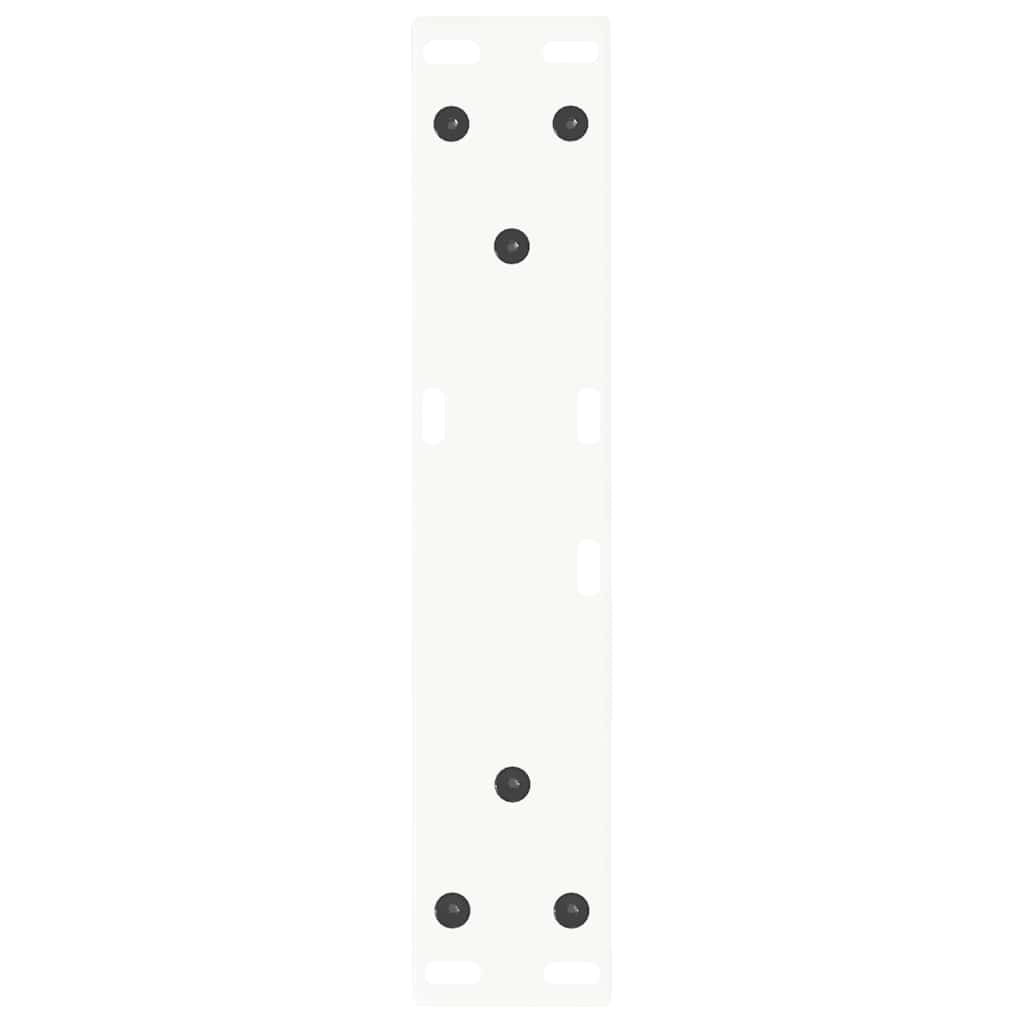 Salontafelpoten 2 st V-vormig 40x(30-31,3) cm staal wit is nu te koop bij PeponiXL, paradijselijk wonen!
