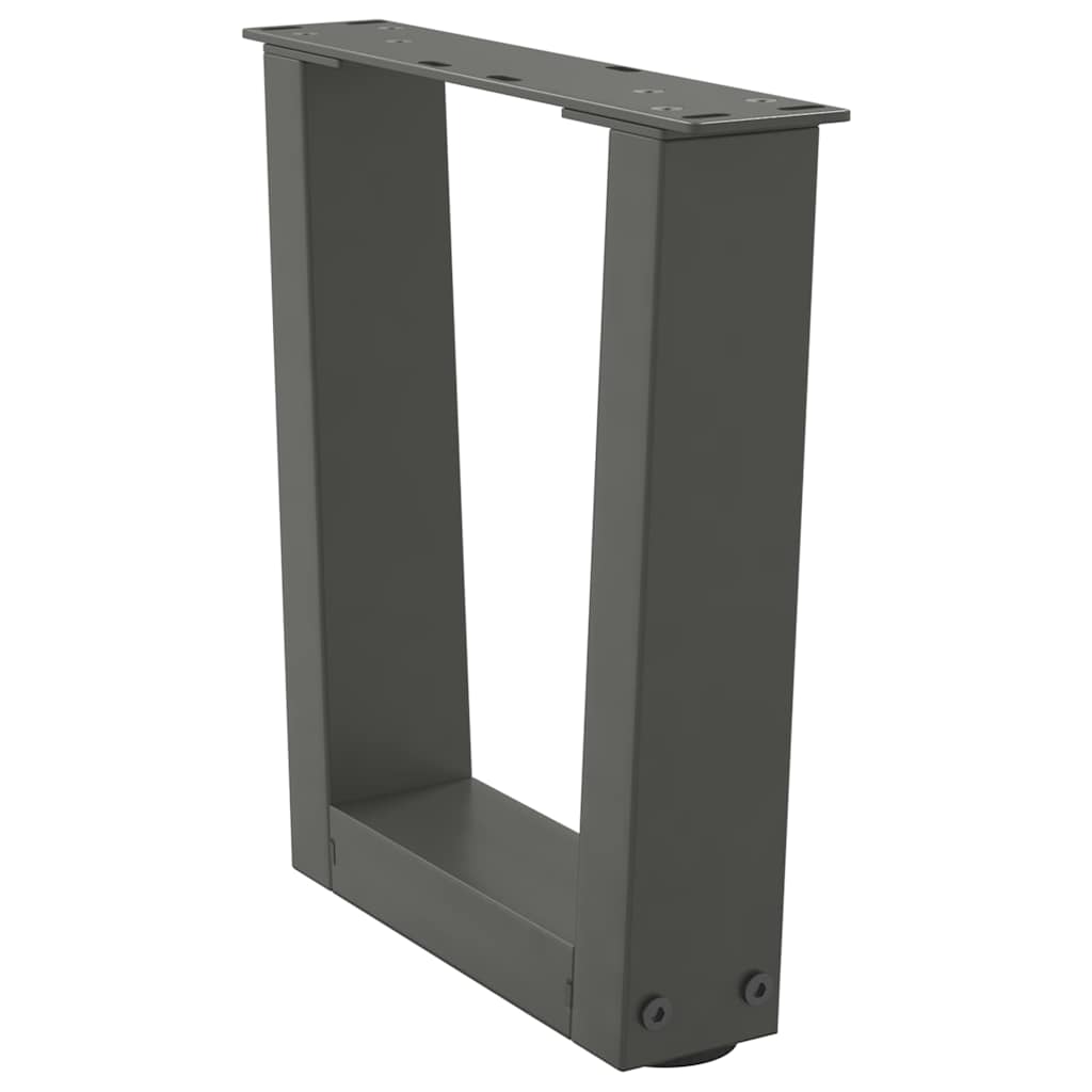 Salontafelpoten 2 st V-vormig 40x(30-31,3) cm staal antraciet is nu te koop bij PeponiXL, paradijselijk wonen!
