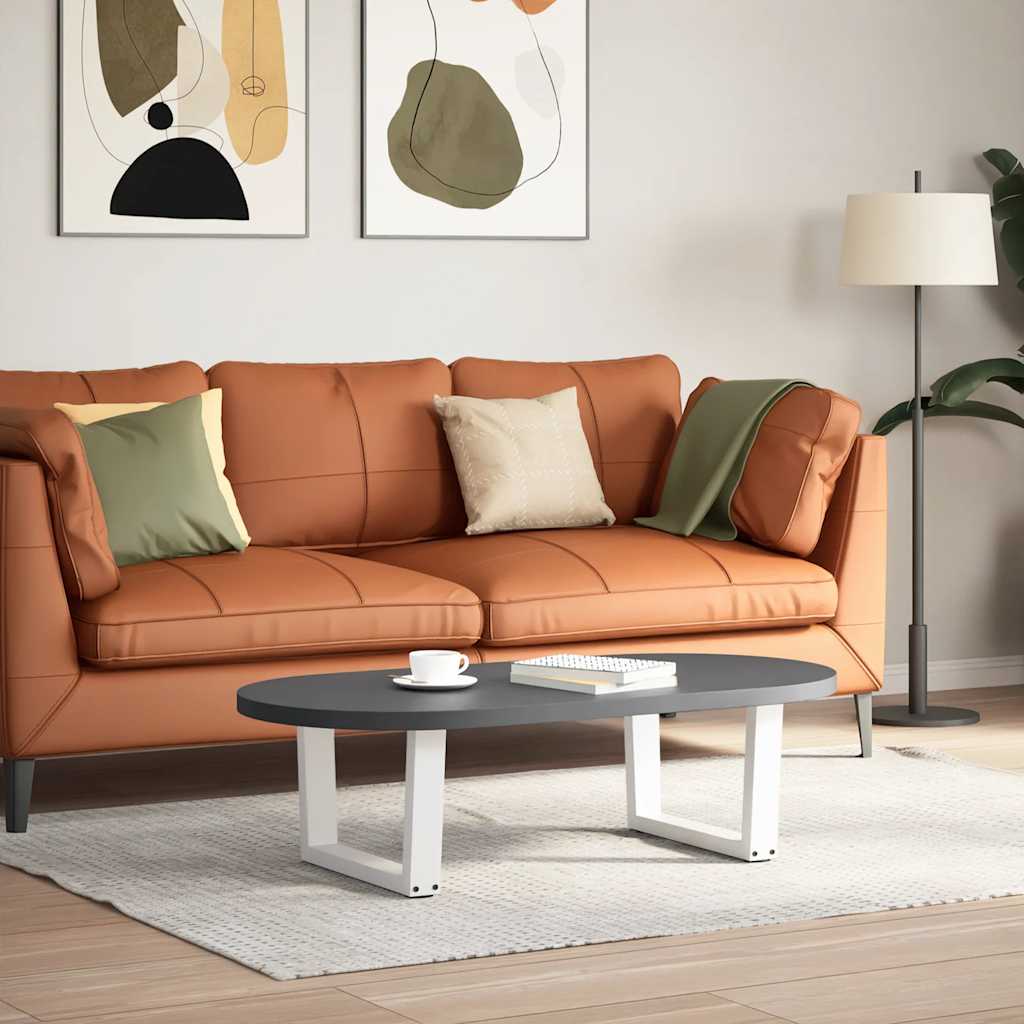Salontafelpoten 2 st V-vormig 50x(30-31,3) cm staal wit is nu te koop bij PeponiXL, paradijselijk wonen!