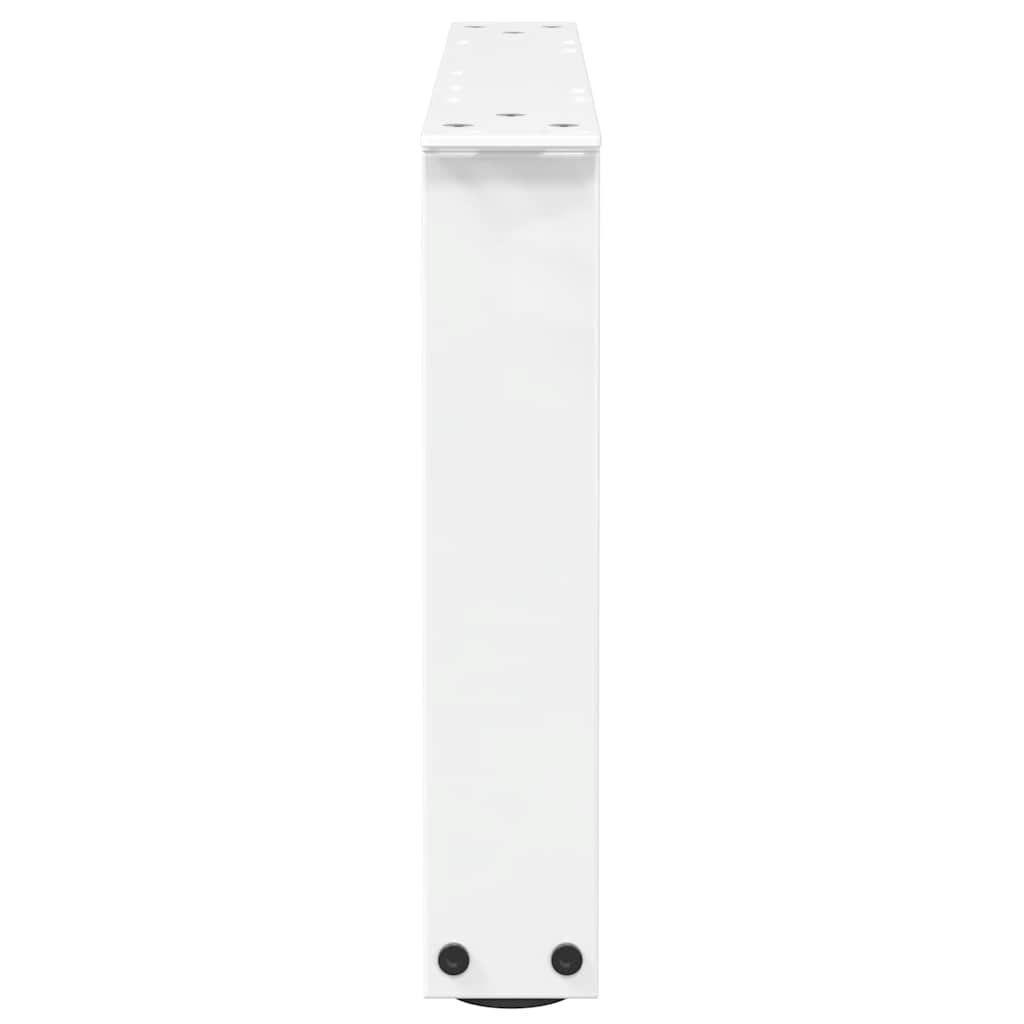 Salontafelpoten 2 st V-vormig 50x(30-31,3) cm staal wit is nu te koop bij PeponiXL, paradijselijk wonen!
