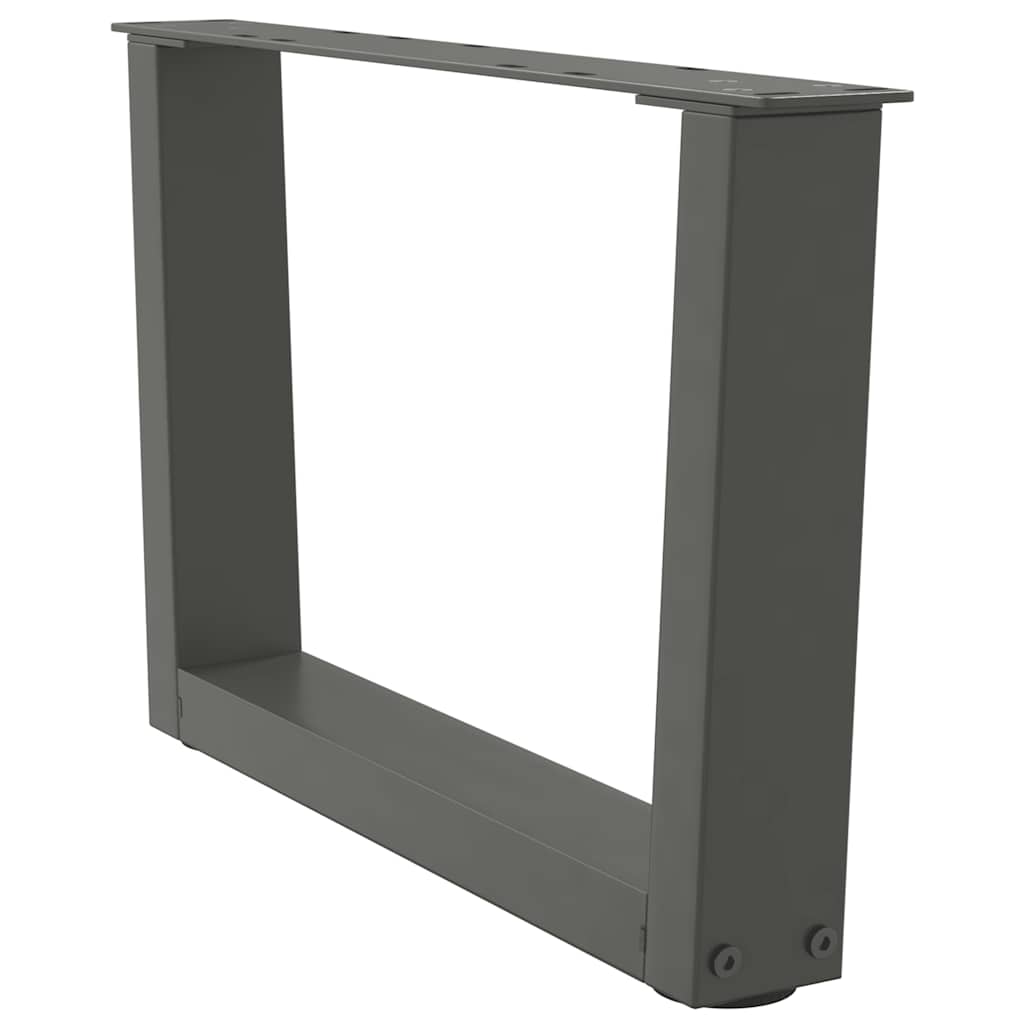 Salontafelpoten 2 st V-vormig 50x(30-31,3) cm staal antraciet is nu te koop bij PeponiXL, paradijselijk wonen!