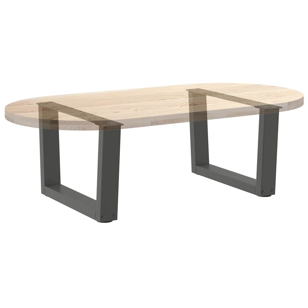 Salontafelpoten 2 st V-vormig 50x(30-31,3) cm staal antraciet is nu te koop bij PeponiXL, paradijselijk wonen!