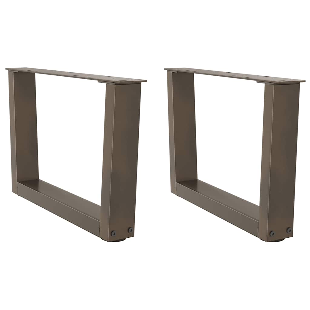 Salontafelpoten 2 st V-vormig 50x(30-31,3) cm staal naturel is nu te koop bij PeponiXL, paradijselijk wonen!