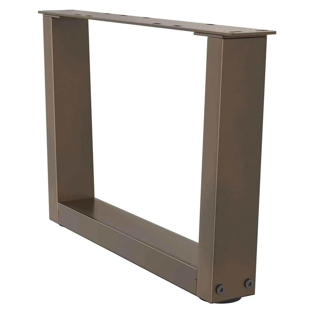 Salontafelpoten 2 st V-vormig 50x(30-31,3) cm staal naturel is nu te koop bij PeponiXL, paradijselijk wonen!