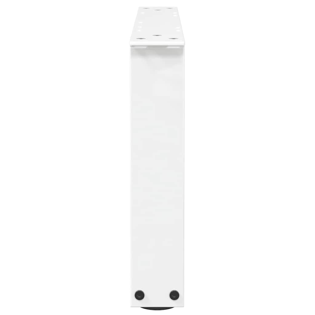 Salontafelpoten 2 st V-vormig 60x(30-31,3) cm staal wit is nu te koop bij PeponiXL, paradijselijk wonen!