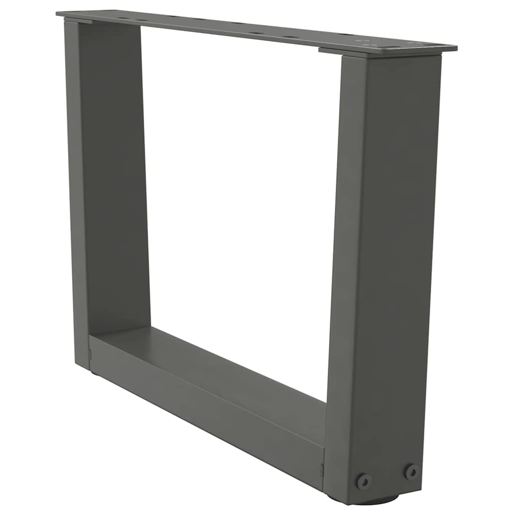 Salontafelpoten 2 st V-vormig 60x(30-31,3) cm staal antraciet is nu te koop bij PeponiXL, paradijselijk wonen!