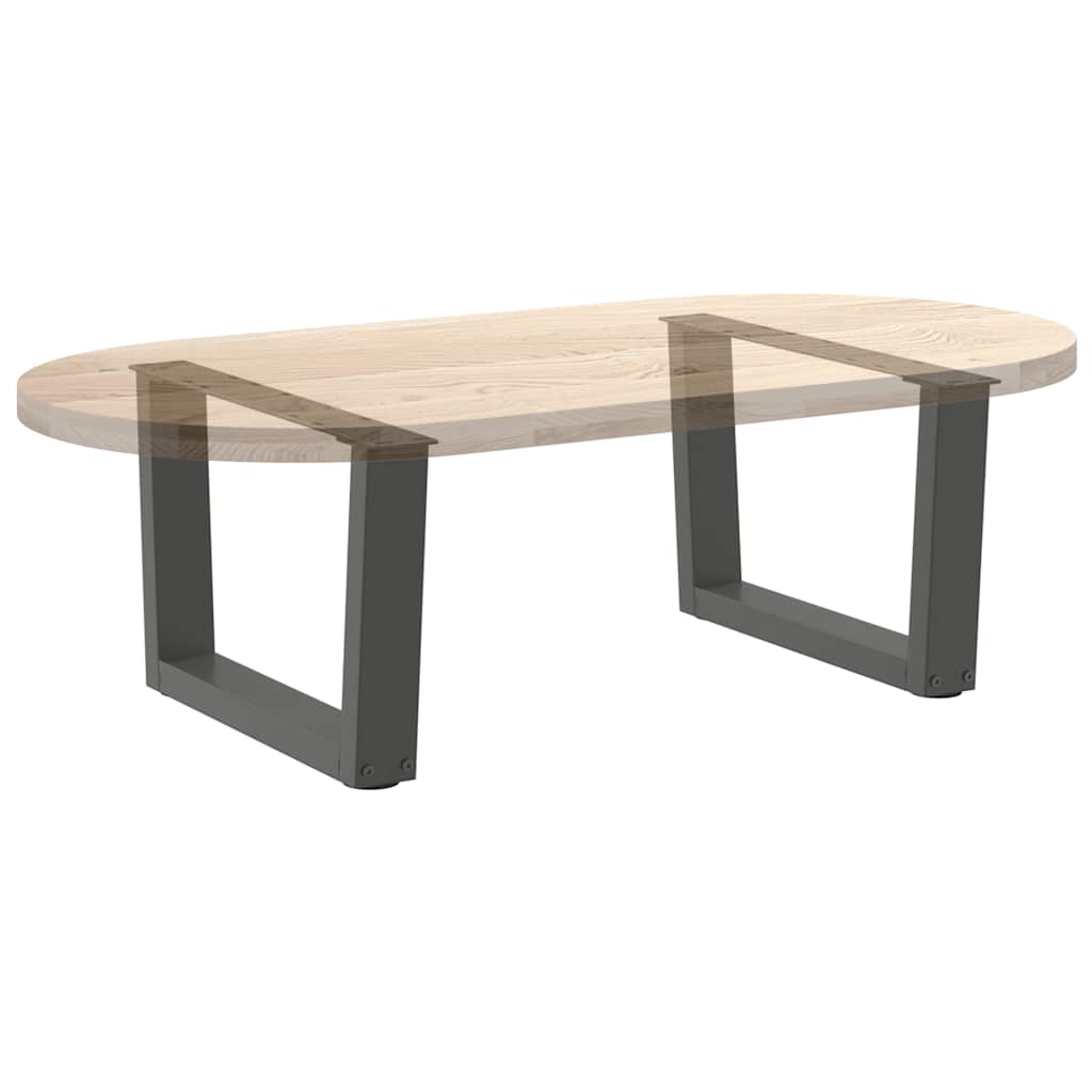 Salontafelpoten 2 st V-vormig 60x(30-31,3) cm staal antraciet is nu te koop bij PeponiXL, paradijselijk wonen!