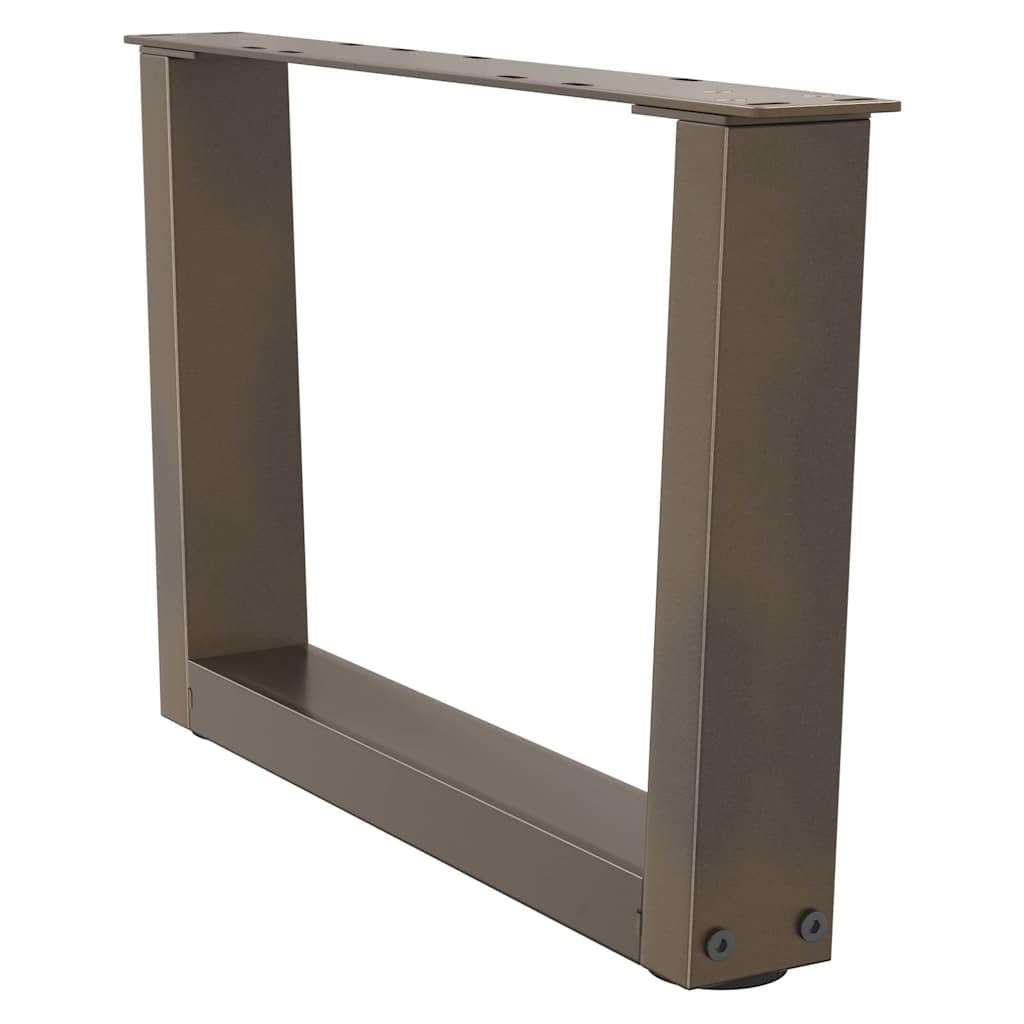 Salontafelpoten 2 st V-vormig 60x(30-31,3) cm staal naturel is nu te koop bij PeponiXL, paradijselijk wonen!
