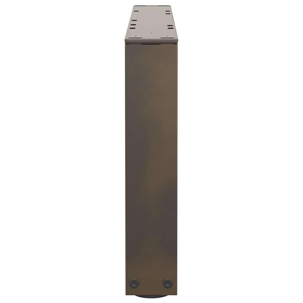 Salontafelpoten 2 st V-vormig 60x(30-31,3) cm staal naturel is nu te koop bij PeponiXL, paradijselijk wonen!