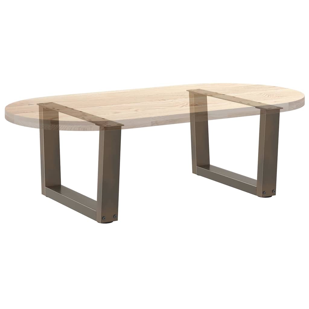 Salontafelpoten 2 st V-vormig 60x(30-31,3) cm staal naturel is nu te koop bij PeponiXL, paradijselijk wonen!