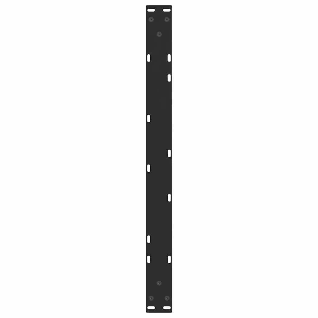 Salontafelpoten 2 st V-vormig 70x(30-31,3) cm staal zwart is nu te koop bij PeponiXL, paradijselijk wonen!