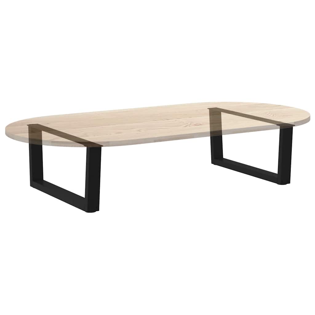 Salontafelpoten 2 st V-vormig 70x(30-31,3) cm staal zwart is nu te koop bij PeponiXL, paradijselijk wonen!