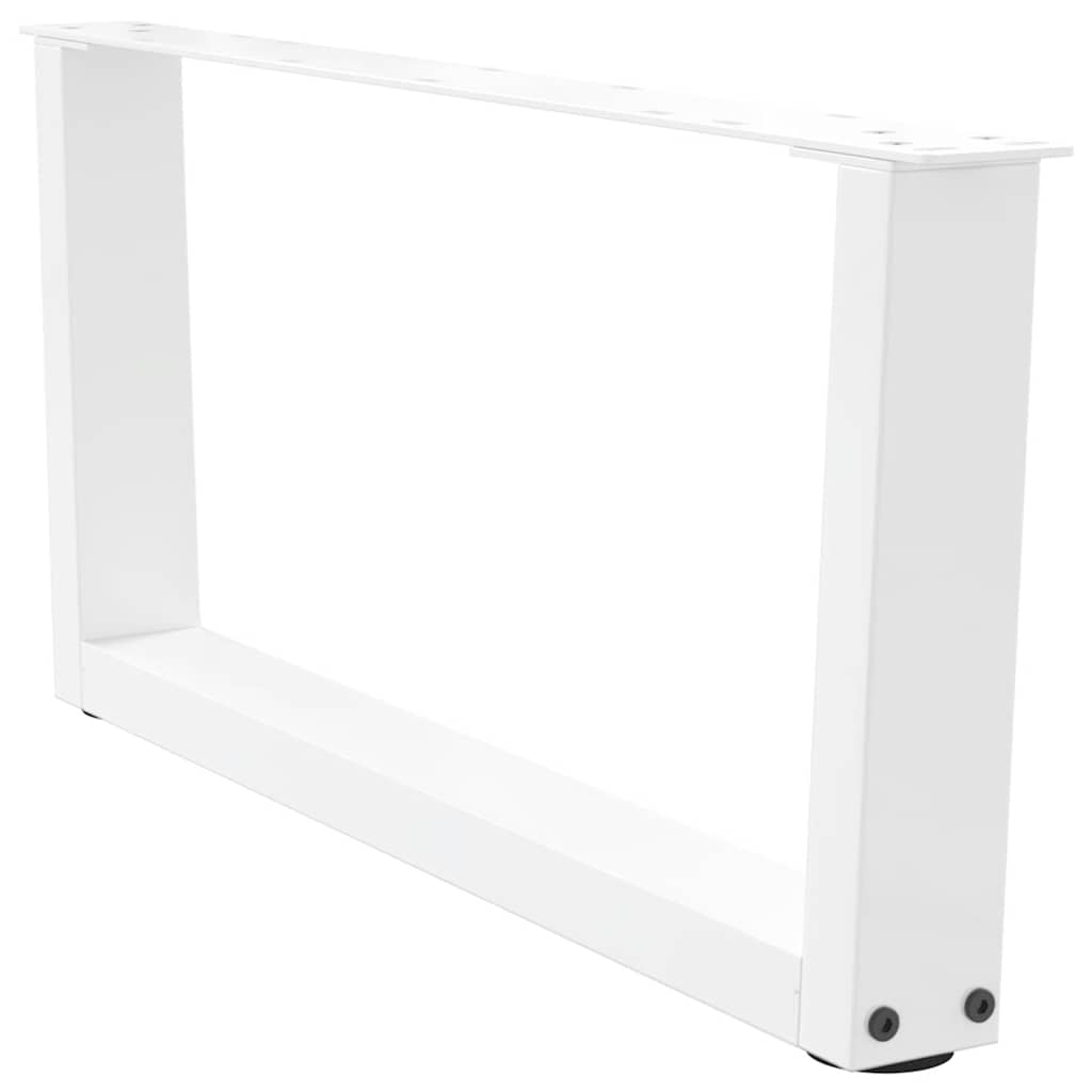 Salontafelpoten 2 st V-vormig 70x(30-31,3) cm staal wit is nu te koop bij PeponiXL, paradijselijk wonen!
