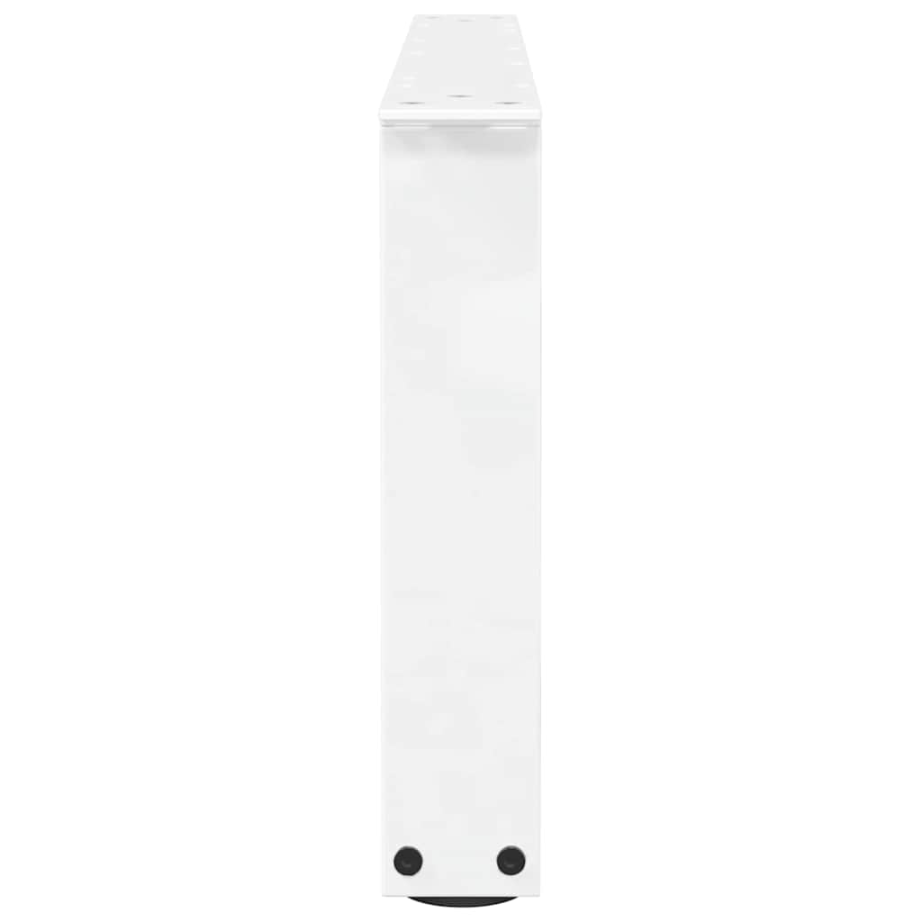 Salontafelpoten 2 st V-vormig 70x(30-31,3) cm staal wit is nu te koop bij PeponiXL, paradijselijk wonen!