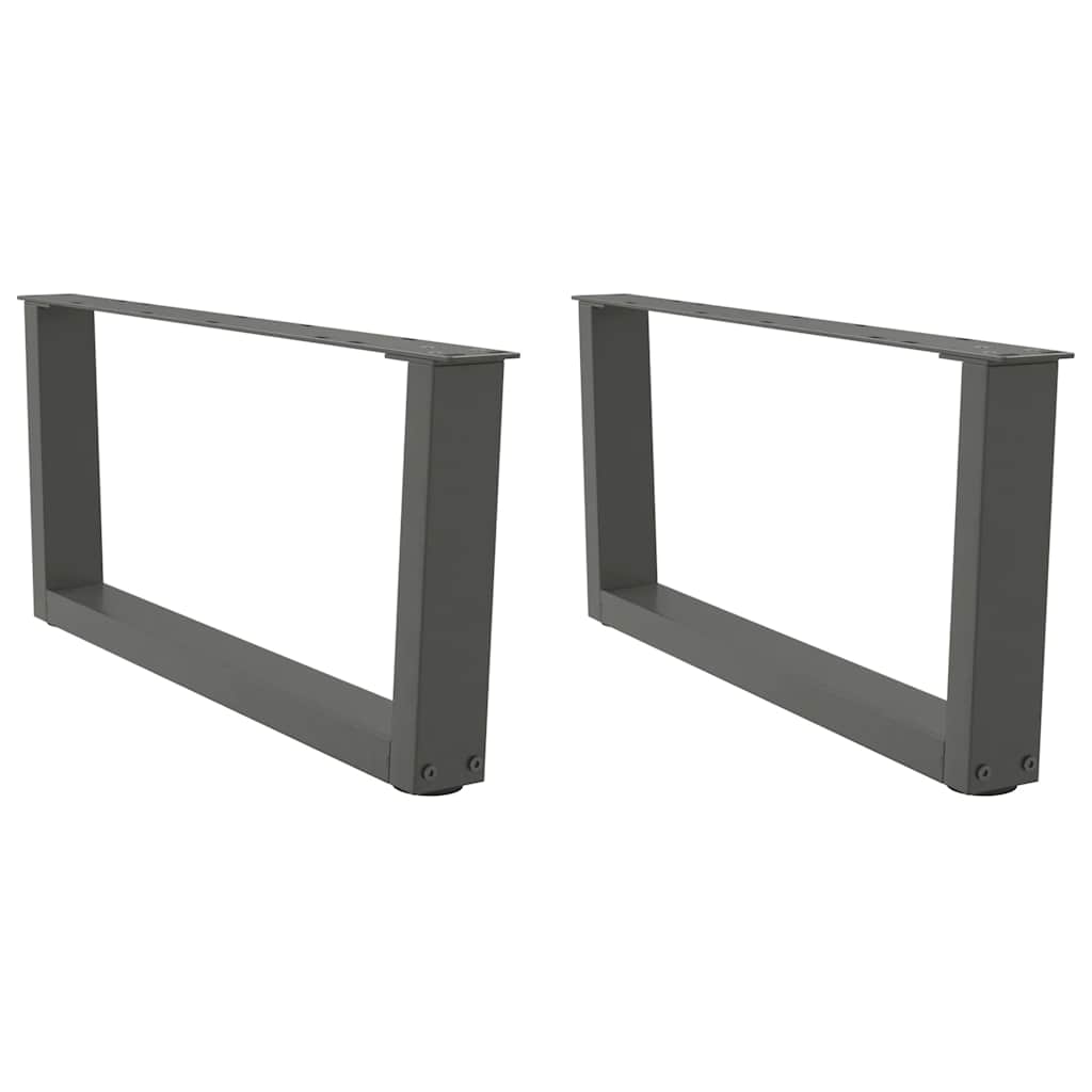 Salontafelpoten 2 st V-vormig 70x(30-31,3) cm staal antraciet is nu te koop bij PeponiXL, paradijselijk wonen!