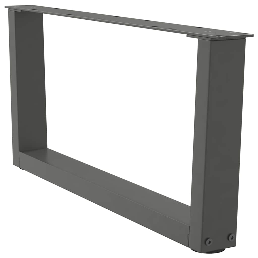 Salontafelpoten 2 st V-vormig 70x(30-31,3) cm staal antraciet is nu te koop bij PeponiXL, paradijselijk wonen!
