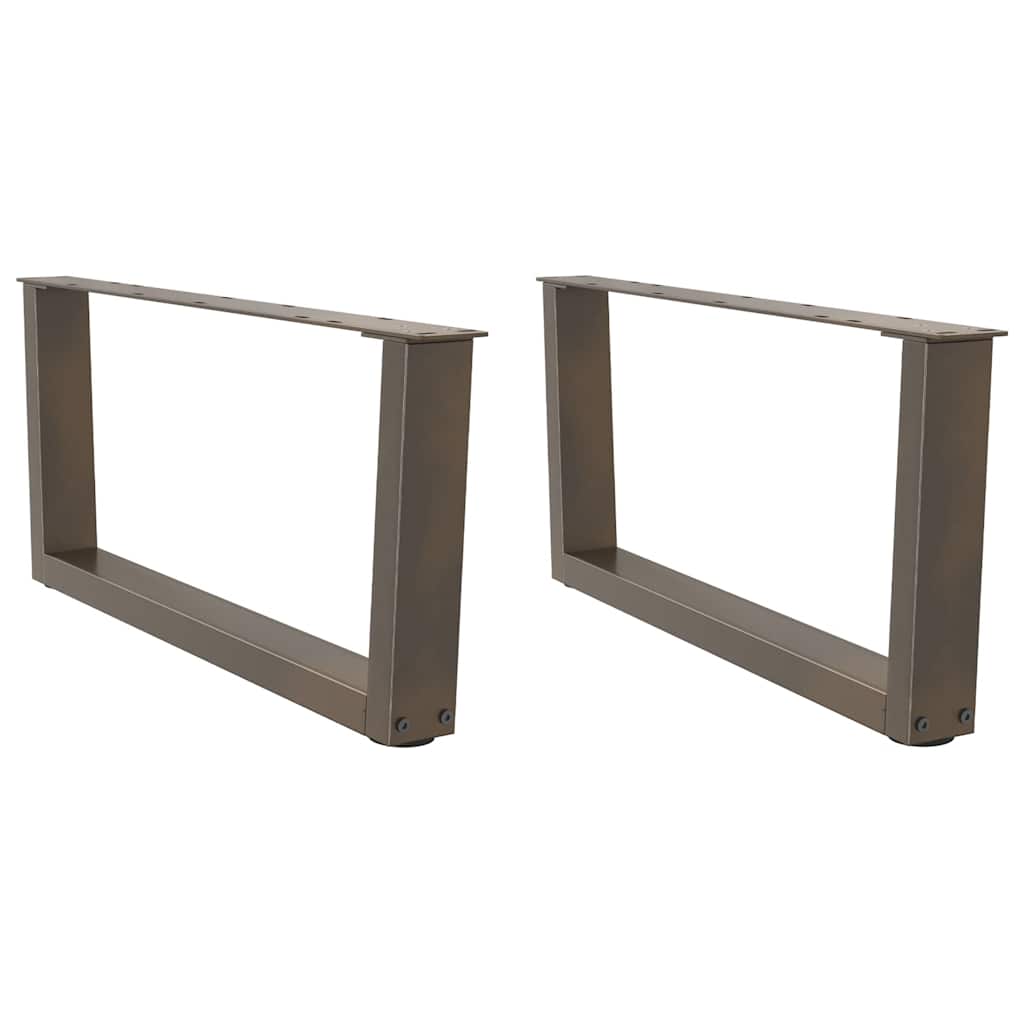Salontafelpoten 2 st V-vormig 70x(30-31,3) cm staal naturel is nu te koop bij PeponiXL, paradijselijk wonen!