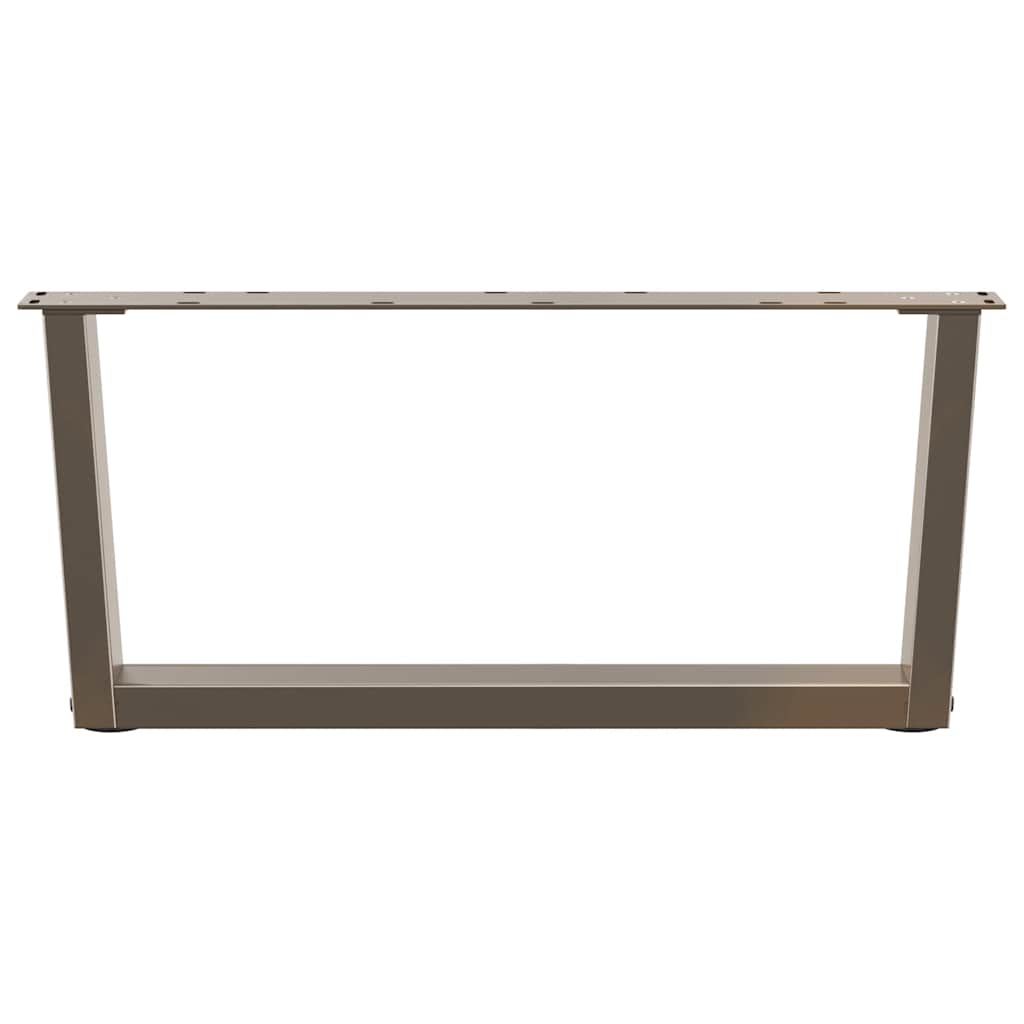 Salontafelpoten 2 st V-vormig 70x(30-31,3) cm staal naturel is nu te koop bij PeponiXL, paradijselijk wonen!