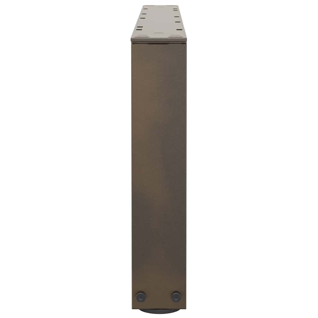 Salontafelpoten 2 st V-vormig 70x(30-31,3) cm staal naturel is nu te koop bij PeponiXL, paradijselijk wonen!
