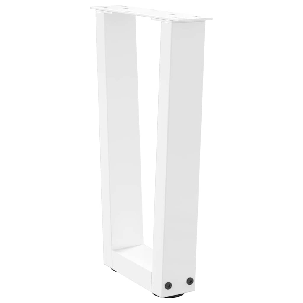 Salontafelpoten 2 st V-vormig 28x(42-43,3) cm staal wit is nu te koop bij PeponiXL, paradijselijk wonen!