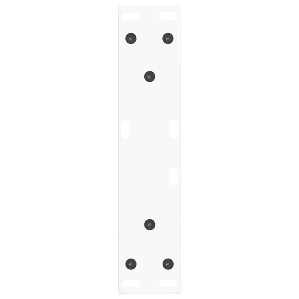 Salontafelpoten 2 st V-vormig 28x(42-43,3) cm staal wit is nu te koop bij PeponiXL, paradijselijk wonen!