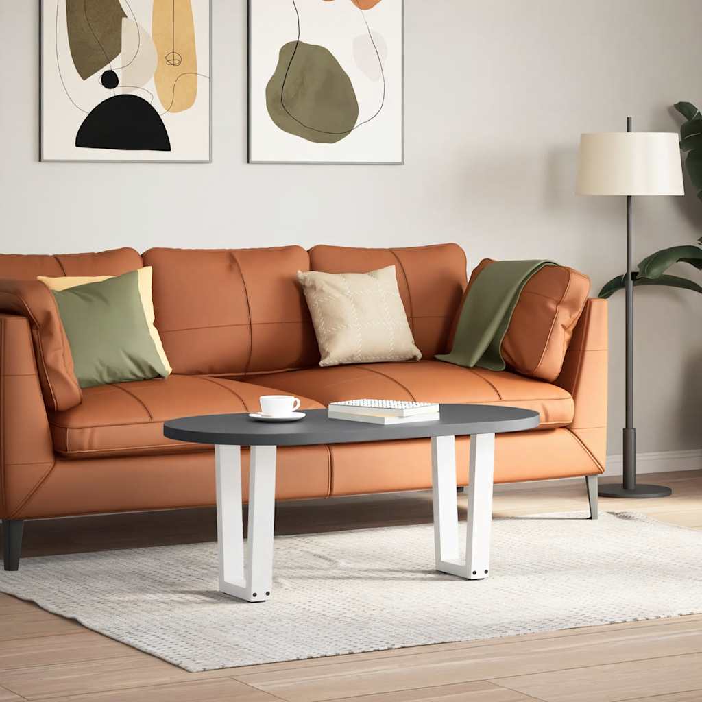 Salontafelpoten 2 st V-vormig 38x(42-43,3) cm staal wit is nu te koop bij PeponiXL, paradijselijk wonen!