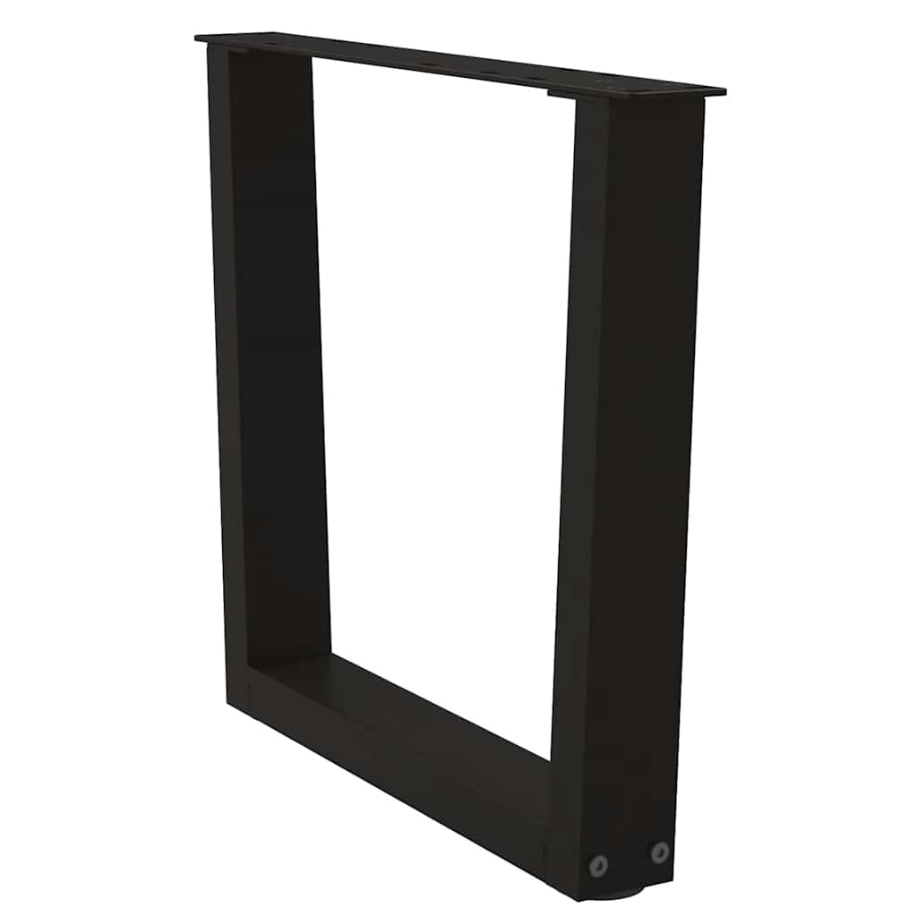 Salontafelpoten 2 st V-vormig 50x(42-43,3) cm staal zwart is nu te koop bij PeponiXL, paradijselijk wonen!