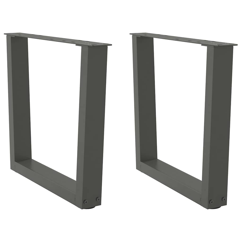 Salontafelpoten 2 st V-vormig 50x(42-43,3) cm staal antraciet is nu te koop bij PeponiXL, paradijselijk wonen!