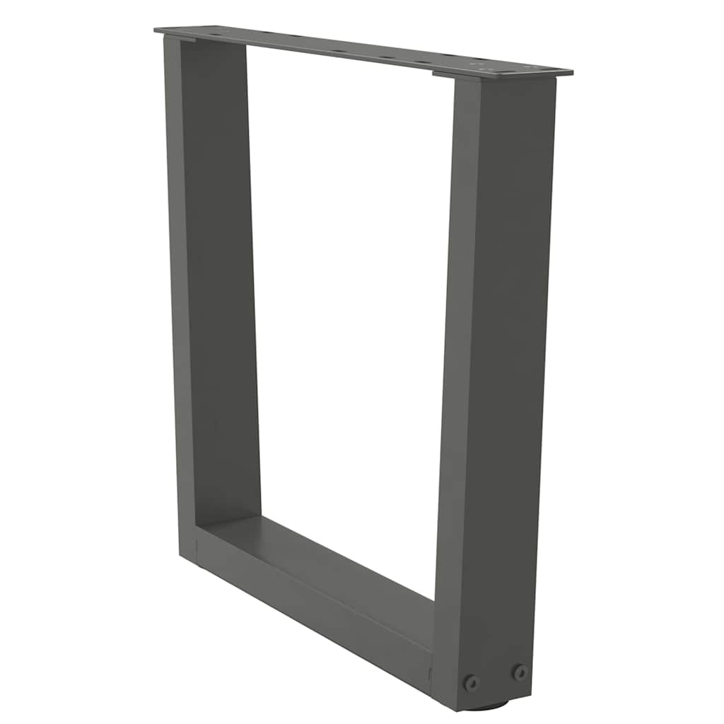 Salontafelpoten 2 st V-vormig 50x(42-43,3) cm staal antraciet is nu te koop bij PeponiXL, paradijselijk wonen!