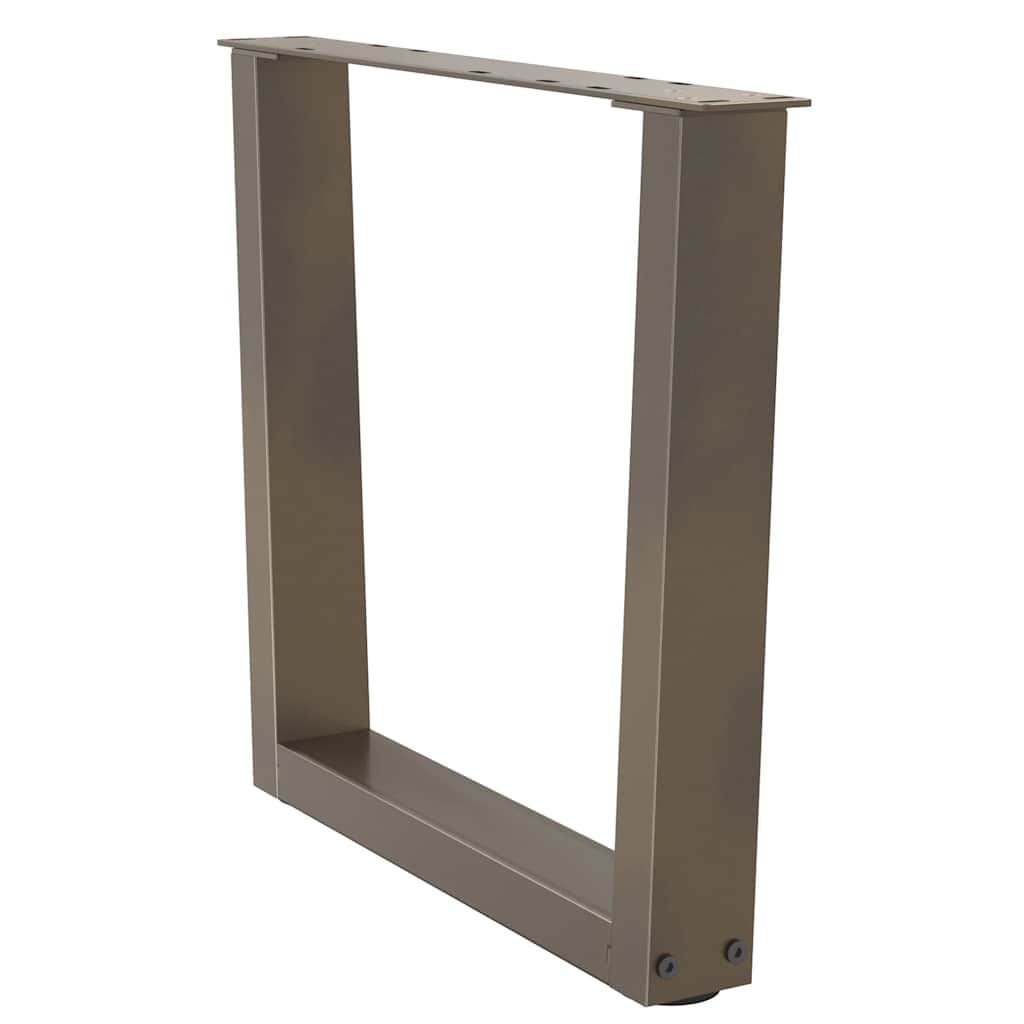 Salontafelpoten 2 st V-vormig 50x(42-43,3) cm staal naturel is nu te koop bij PeponiXL, paradijselijk wonen!