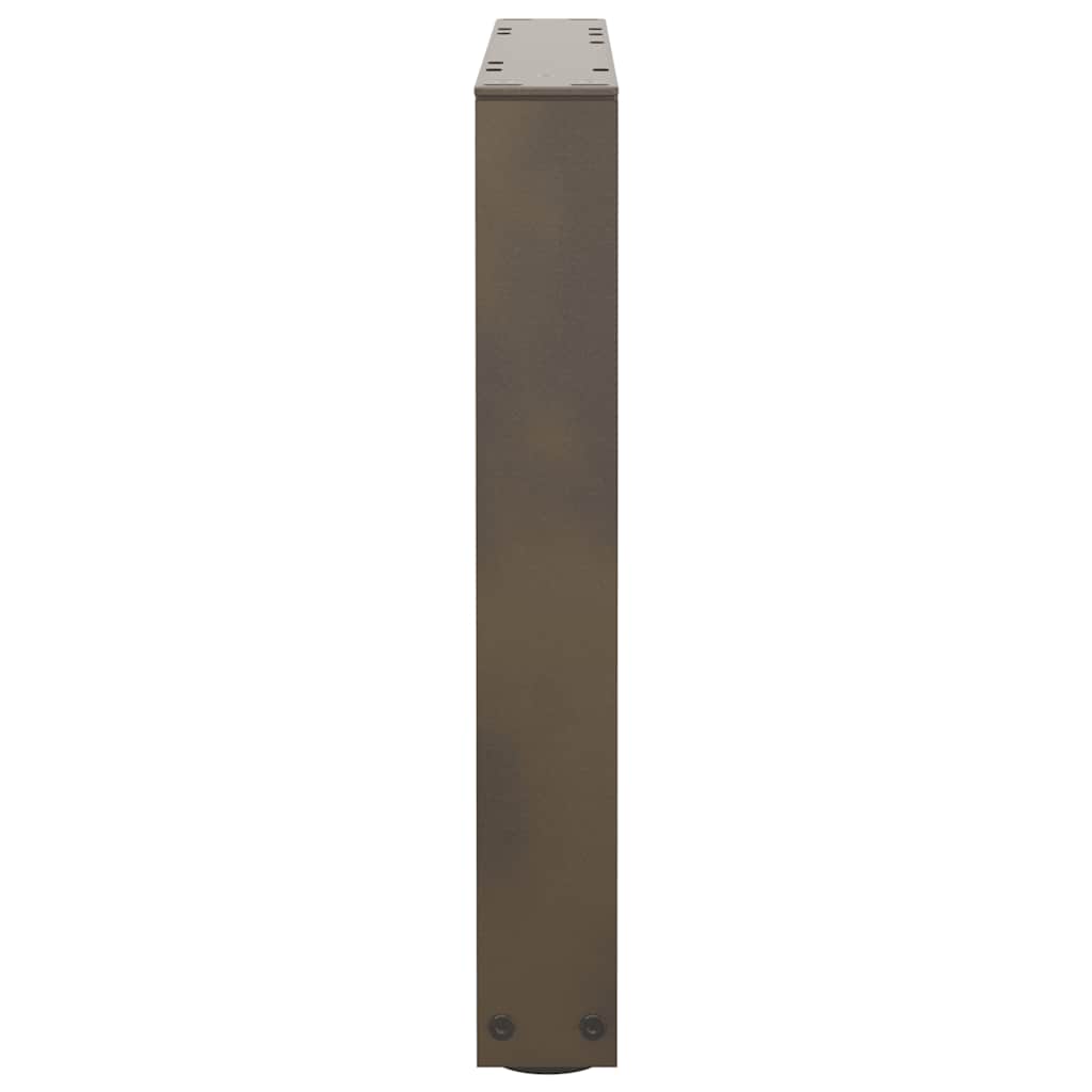 Salontafelpoten 2 st V-vormig 50x(42-43,3) cm staal naturel is nu te koop bij PeponiXL, paradijselijk wonen!